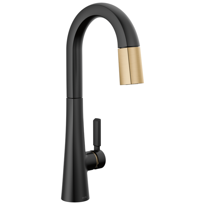 Delta Monrovia 9991 Single Handle Pull-Down Bar / Prep Faucet