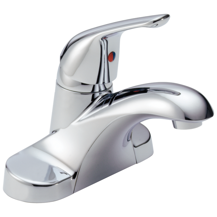 Delta Foundations B501LF Single Handle Centerset Bathroom Faucet - Chrome
