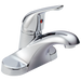 Delta Foundations B501LF Single Handle Centerset Bathroom Faucet - Chrome