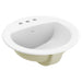 Moen 19" X 19" Porcelain Na Single Bowl Drop In Sink