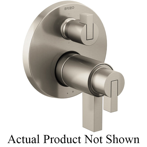 Brizo Litze: TEMPASSURE THERMOSTATIC VALVE WITH 6-FUNCTION DIVERTER TRIM - Less Handles
