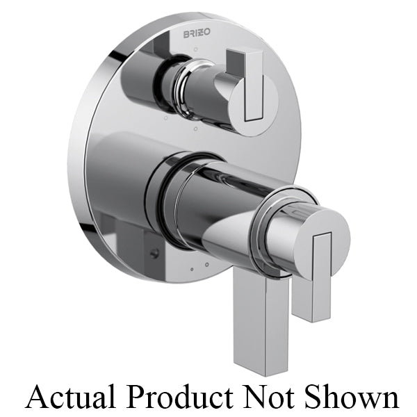 Brizo Litze: TEMPASSURE THERMOSTATIC VALVE WITH 6-FUNCTION DIVERTER TRIM - Less Handles
