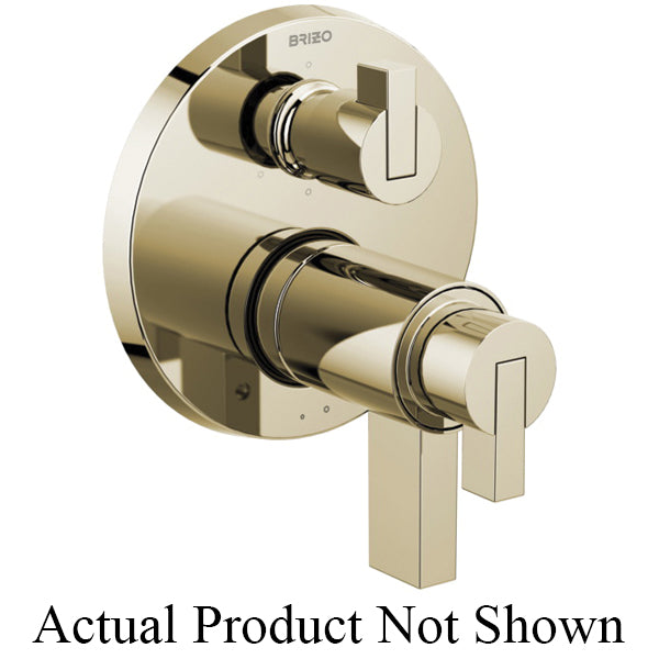 Brizo Litze: TEMPASSURE THERMOSTATIC VALVE WITH 6-FUNCTION DIVERTER TRIM - Less Handles