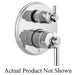 Brizo Invari: Pressure Balance Valve With Integrated 3-Function Diverter Trim - Less Handles