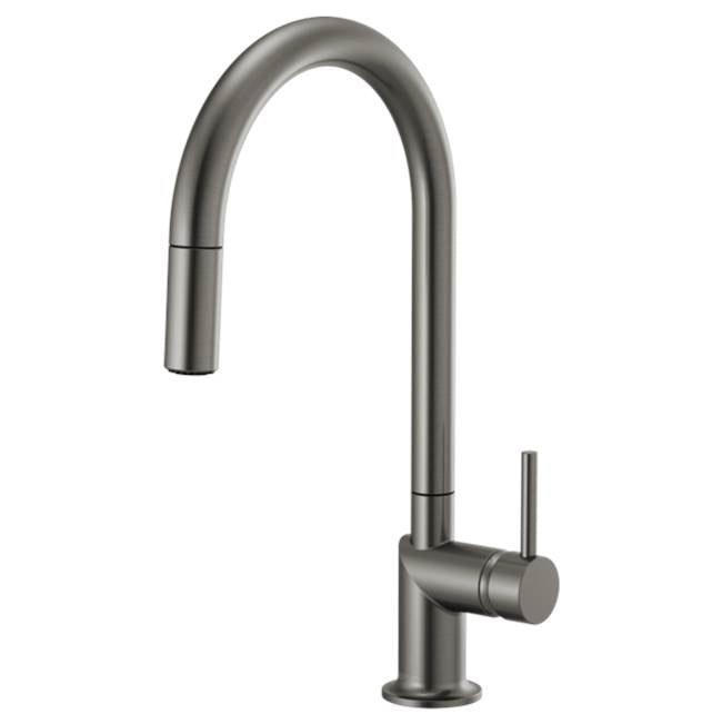 Brizo Odin: Pull-Down Faucet with Arc Spout - Less Handle