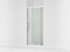 KOHLER K-CA37593-8L Statement 76" H pivot shower door with 5/16"-thick glass