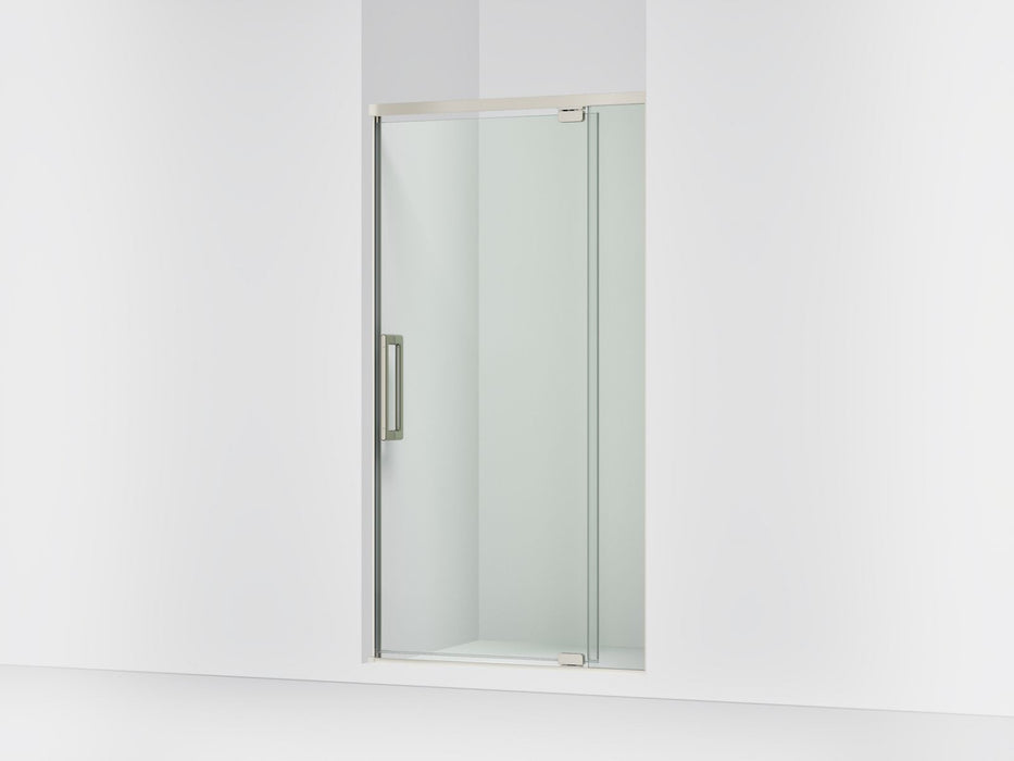 KOHLER K-CA37594-8L Statement 76" H pivot shower door with 5/16"-thick glass