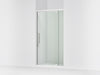 KOHLER K-CA37594-8L Statement 76" H pivot shower door with 5/16"-thick glass