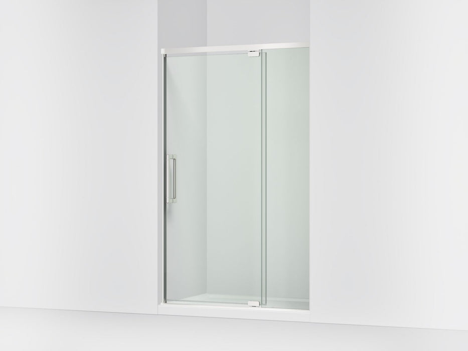 KOHLER K-CA37595-8L Statement 76" H pivot shower door with 5/16"-thick glass