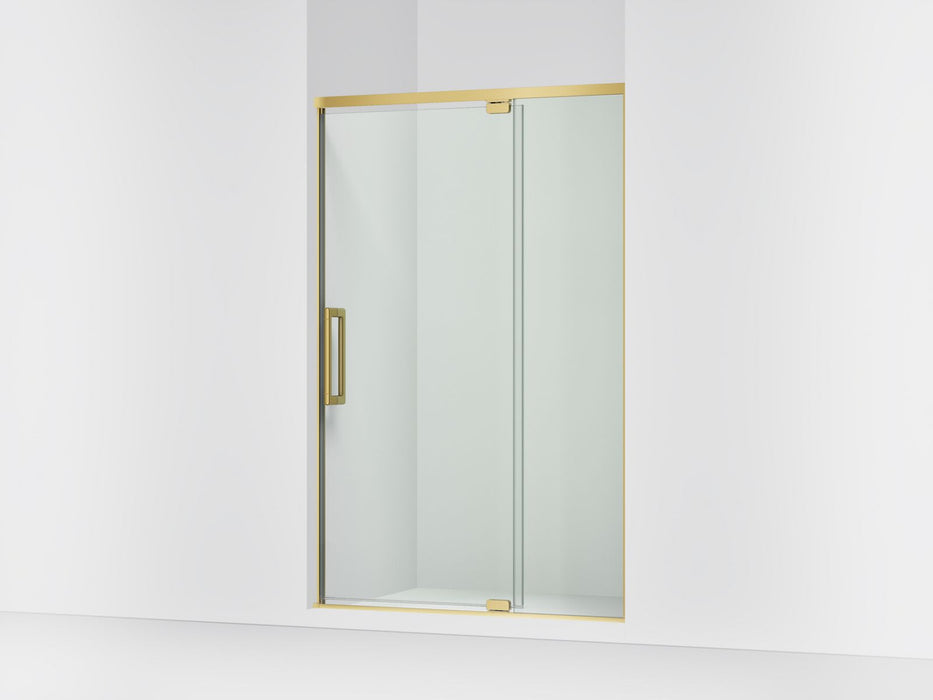 KOHLER K-CA37596-8L Statement 76" H pivot shower door with 5/16"-thick glass