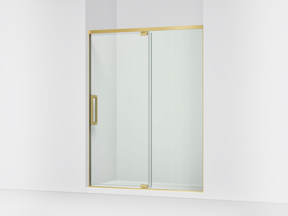 KOHLER K-CA37597-8L Statement 76" H pivot shower door with 5/16"-thick glass