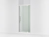 KOHLER K-CA37598-8L Statement 76" H pivot shower door with 5/16"-thick glass