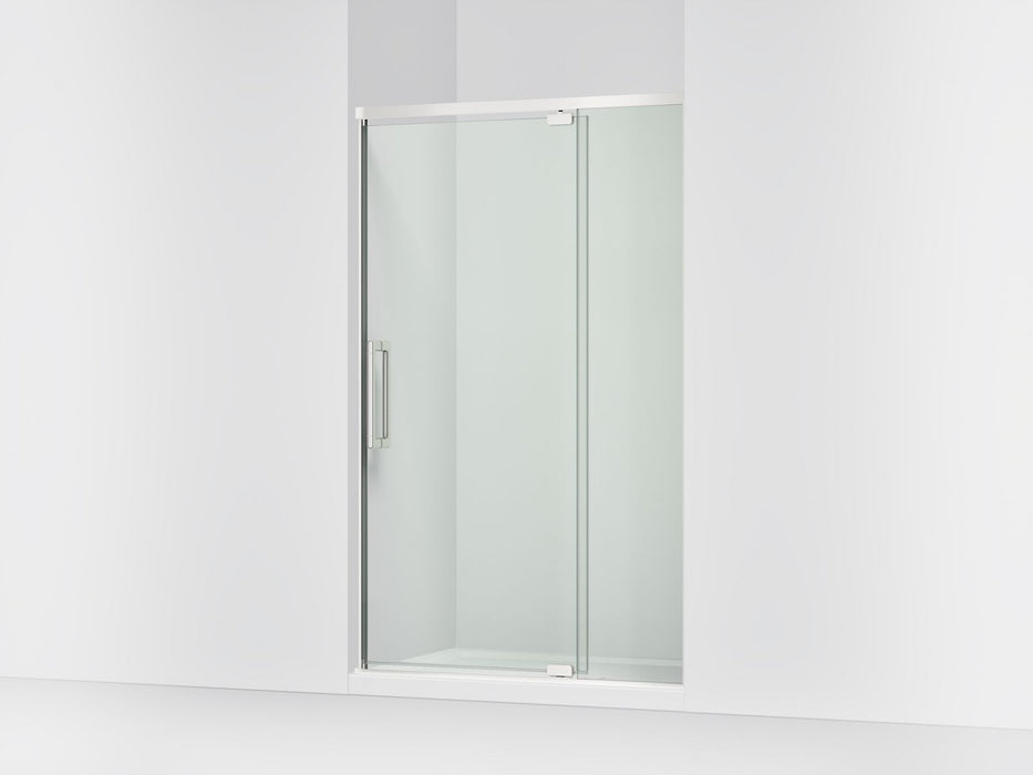 KOHLER K-CA37599-8L Statement 76" H pivot shower door with 5/16"-thick glass