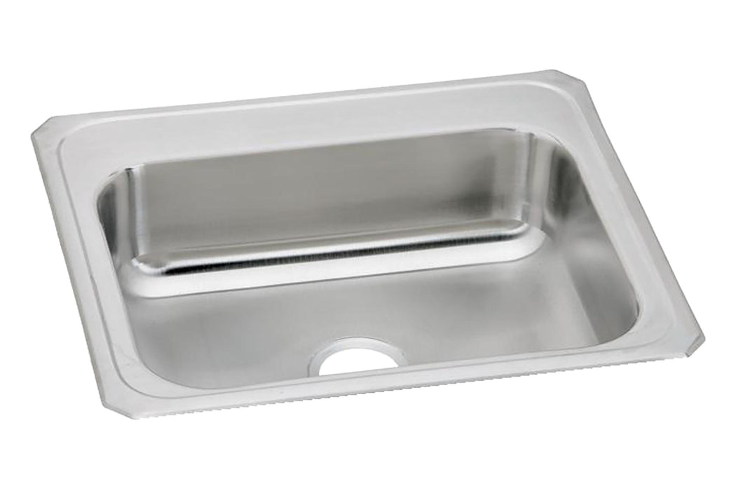 Elkay Celebrity Stainless Steel 25" x 22" x 7" 0-Hole Single Bowl Drop-in Sink