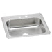 Elkay Celebrity Stainless Steel 25" x 22" x 7" 2-Hole Single Bowl Drop-in Sink