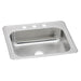 Elkay Celebrity Stainless Steel 25" x 22" x 7" 3-Hole Single Bowl Drop-in Sink