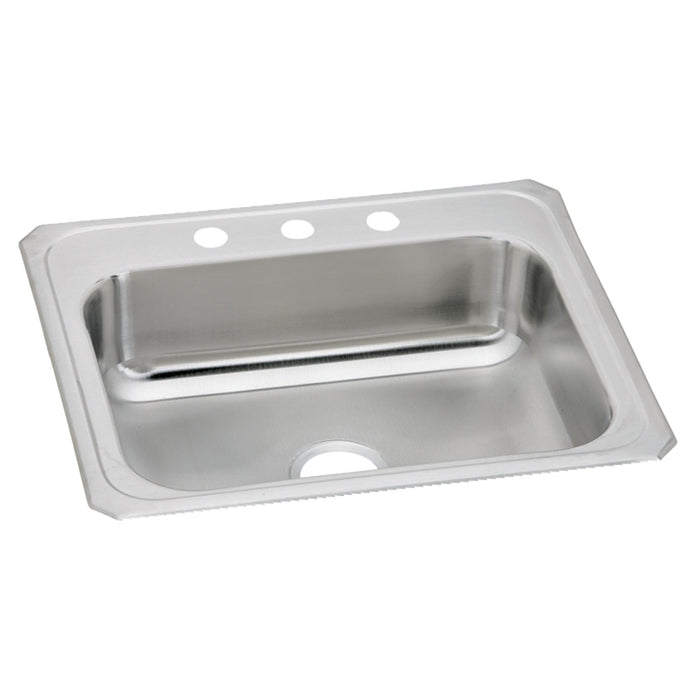 Elkay Celebrity Stainless Steel 31" x 22" x 6-7/8" 2-Hole Single Bowl Drop-in Sink