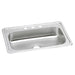 Elkay Celebrity Stainless Steel 33" x 22" x 7" 3-Hole Single Bowl Drop-in Sink