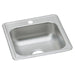 Dayton Dayton Stainless Steel 17" x 21-1/4" x 6-1/2" 1-Hole Single Bowl Drop-in Bar Sink