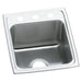 Elkay Lustertone Classic Stainless Steel 17" x 20" x 10-1/8" 3-Hole Single Bowl Drop-in Sink