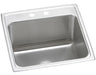 Elkay Lustertone Classic Stainless Steel 22" x 22" x 12-1/8" 2-Hole Single Bowl Drop-in Sink
