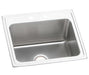 Elkay Lustertone Classic Stainless Steel 25" x 21-1/4" x 10-1/8" 2-Hole Single Bowl Drop-in Sink