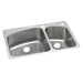 Dayton Dayton Stainless Steel 33" x 22" x 8" 2RHole 60/40 Double Bowl Dual Mount Sink