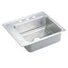 Elkay Lustertone Classic Stainless Steel 22" x 19-1/2" x 5-1/2" Single Bowl Drop-in Classroom ADA Sink