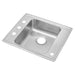 Elkay Lustertone Classic Stainless Steel 22" x 19-1/2" x 6-1/2" Single Bowl Drop-in Classroom ADA Sink