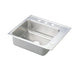 Elkay Lustertone Classic Stainless Steel 25" x 22" x 5-1/2" Single Bowl Drop-in Classroom ADA Sink
