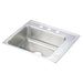 Elkay Lustertone Classic Stainless Steel 25" x 22" x 5" Single Bowl Drop-in Classroom ADA Sink
