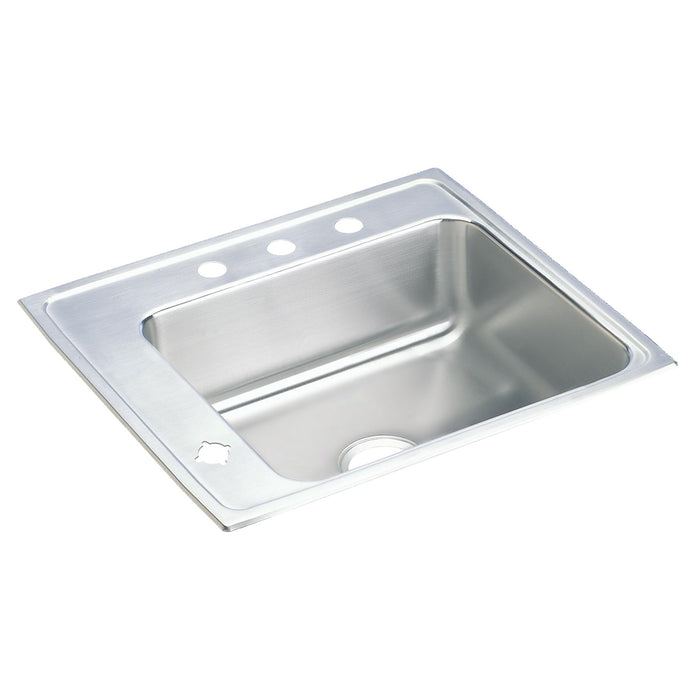 Elkay Lustertone Classic Stainless Steel 25" x 22" x 7-5/8" Single Bowl Drop-in Classroom Sink