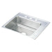 Elkay Lustertone Classic Stainless Steel 22" x 19-1/2" x 7-1/2" 4-Hole Single Bowl Drop-in Classroom Sink