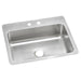Dayton Dayton Stainless Steel 27" x 22" x 8" 2-Hole Single Bowl Dual Mount Sink