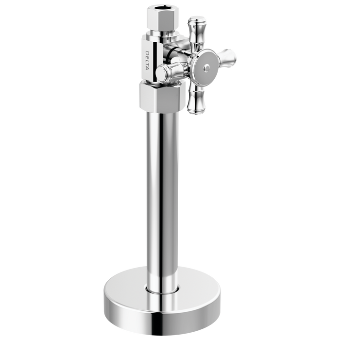 Delta DT021202 Straight Supply Stop Valve - Chrome