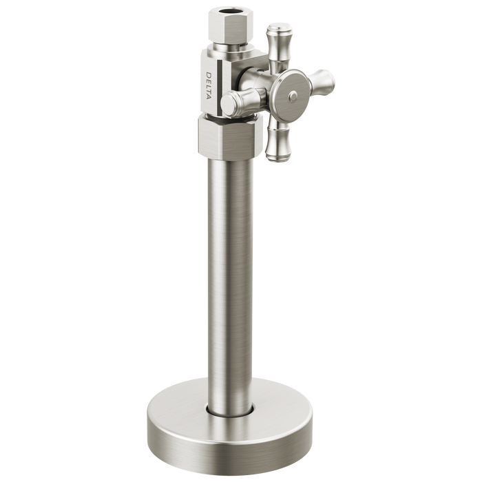 Delta DT021202 Straight Supply Stop Valve - Stainless