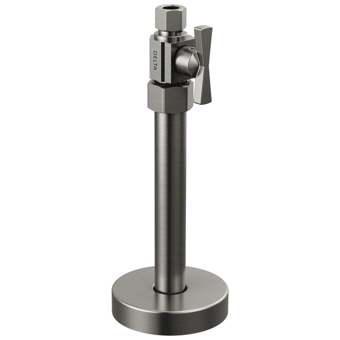 Delta DT021203 Straight Supply Stop Valve - Black Stainless