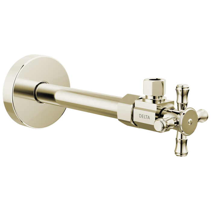 Delta DT022202 Angled Supply Stop Valve - Polished Nickel