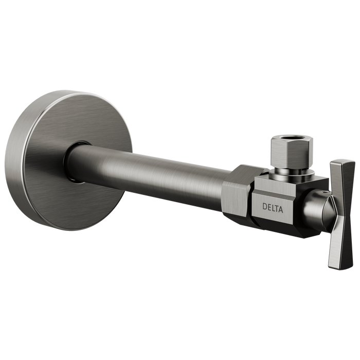 Delta DT022203 Angled Supply Stop Valve - Black Stainless