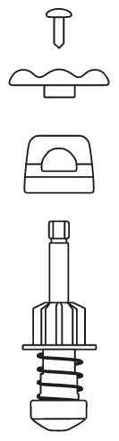 Commercial Instit Parts 060845A Retrofit Kit - Teck(R) II Concealed (190041A)