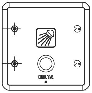 Commercial Instit Parts 060986A 4" Cover and Screws for 860T #6 Control Box