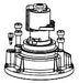 Commercial 061344A 4.8L (1.27gal) Fixed Cap Assembly for E-81T & 1600T6