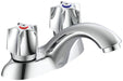 Commercial 21C 21C131 Two Handle Centerset Bathroom Faucet - Less Pop-Up