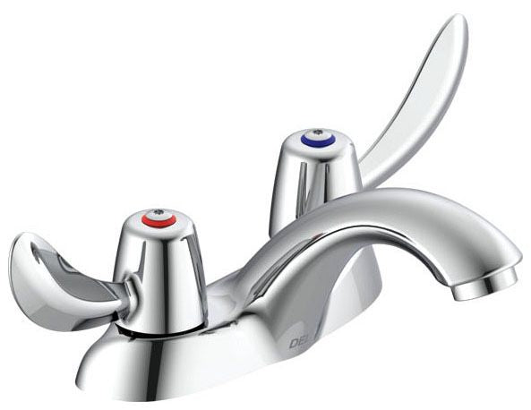Commercial 21C 21C142 Two Handle Centerset Lavatory Faucet - Less Pop-Up