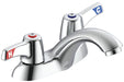 Commercial 21C 21C143 Two Handle Centerset Bathroom Faucet - Less Pop-Up