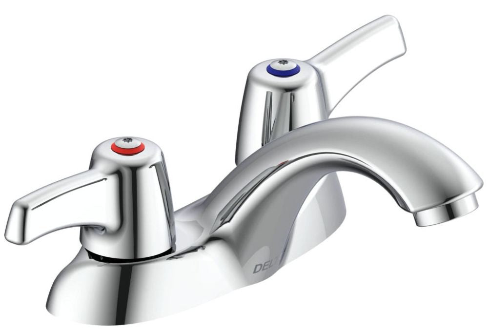 Delta Commercial 21C:21C148 Two Handle Centerset Bathroom Faucet - Less Pop-Up