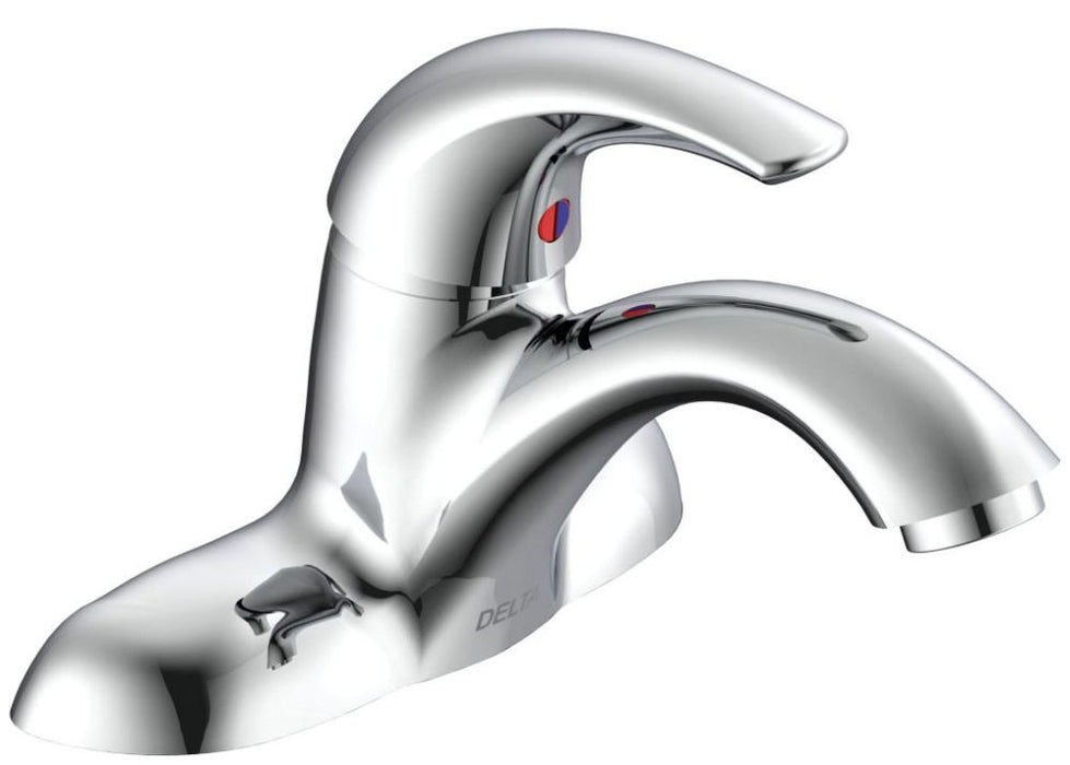 Delta Commercial 22C:22C051 Single Handle Centerset Bathroom Faucet - Less Pop-Up