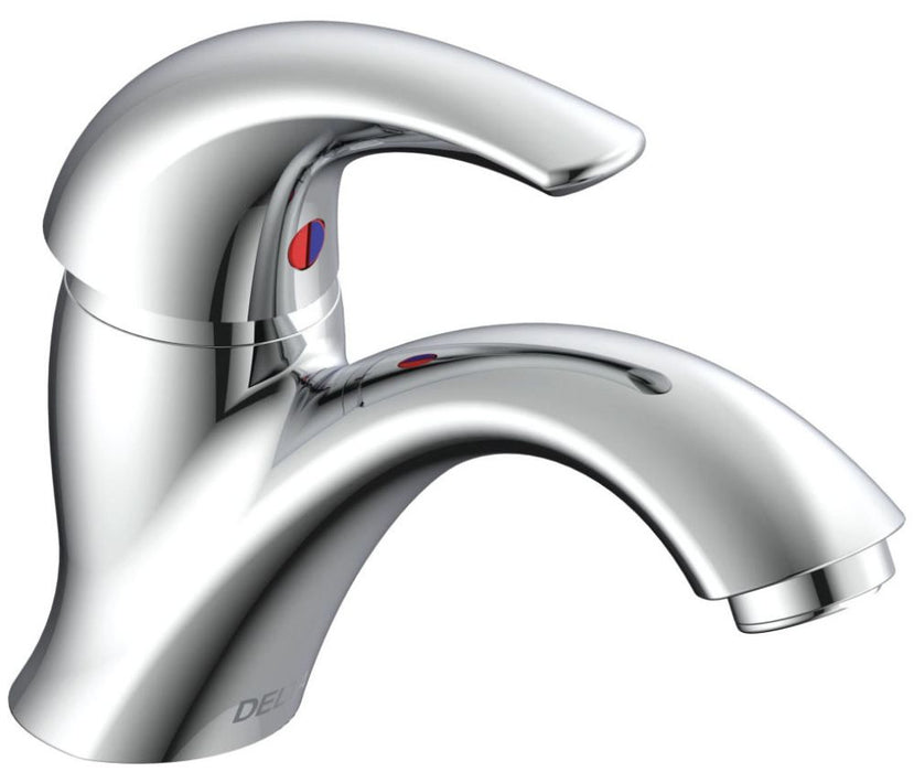 Delta Commercial 22C:22C621 Single Handle Single Hole Bathroom Faucet - Less Pop-Up
