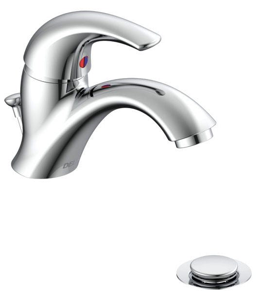 Delta Commercial 22C:22C851 Single Handle Single Hole Bathroom Faucet