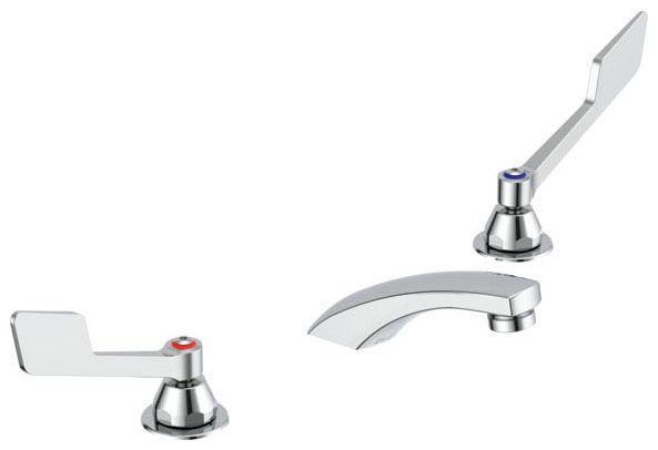 Commercial 23C1 23C335 Two Handle Widespread Lavatory Faucet - Less Pop-Up